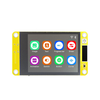 وحدة شاشة LCD تعمل باللمس مقاس 2.8 بوصة من نوع TFT مع ذاكرة فلاش 4 ميجابايت ESP32 طراز JC2432W328C، تعمل ببطارية ليثيوم، تدعم واي فاي، شاشة سعوية ومقاومة، F314
