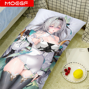 Funda de Almohada <span class=keywords><strong>Dakimakura</strong></span> con Personaje de Anime Japonés, Tela Suave Tipo Piel de Durazno, 50x150cm, Lavable, con Cierre de Cremallera - Product Image 4