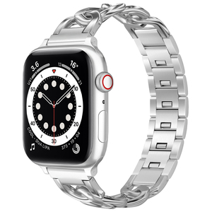 <span class=keywords><strong>Bracelet</strong></span> en acier inoxydable pour <span class=keywords><strong>femme</strong></span>, <span class=keywords><strong>bracelet</strong></span> en métal élégant pour <span class=keywords><strong>Apple</strong></span> <span class=keywords><strong>Watch</strong></span> Series 10/9/8/<span class=keywords><strong>7</strong></span>/SE/6/5/4/3/2/1 - Product Image 1