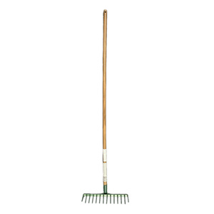 Rastrillo de jardín rastrillo agrícola 14T con mango largo - Product Image 1