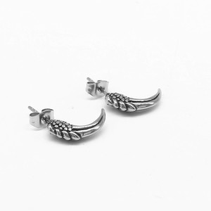 Pendientes de acero inoxidable yunnique con forma de garra, estilo punk rock, joyería de moda unisex - Product Image 5