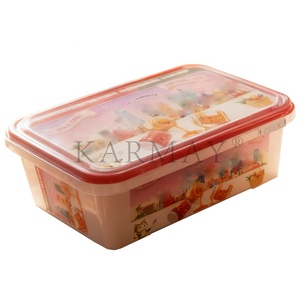 Fruit Spread Jam deli food container IML printed with temper theft lid 1500ML square box Thai <b>Sweet</b> Chilli Sauce - Product Image 3
