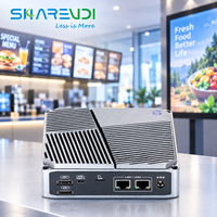 Mini PC ShareVDI 4C A1020 J1750 Box PC Dual-core HD 2*DP HD 4K Triple Affichage 2*LAN Ordinateur Win10/11 Linux en Stock