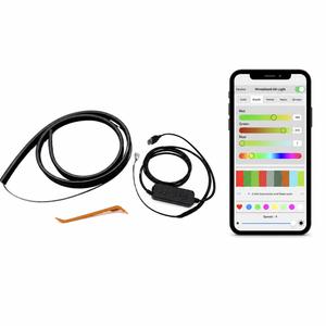 Lampu Strip LED RGB Trontech untuk Kaca Depan Mobil, Lampu Atmosfer Dashboard, Kontrol via Aplikasi, Lampu Neon Dekoratif Interior - Product Image 1