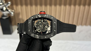 รุ่นปีใหม่ 2026 - คุณภาพสูง - ตัวเรือนคาร์บอนไฟเบอร์ - นาฬิกาจักรกลตูร์บิญองสำหรับผู้ชาย - Product Image 4