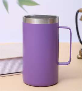 Haute qualité Simple couleur <span class=keywords><strong>Mam</strong></span> femme travail café thé <span class=keywords><strong>tasse</strong></span> <span class=keywords><strong>tasse</strong></span> Logo personnalisé imprimé gobelet en acier inoxydable bouteille d'eau flacon - Product Image 3