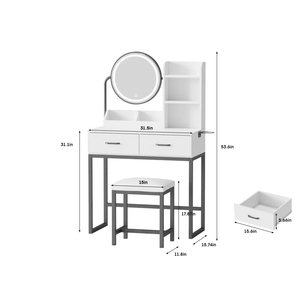Meubles <span class=keywords><strong>de</strong></span> maison abordables, Meubles pour <span class=keywords><strong>la</strong></span> maison, Coiffeuses <span class=keywords><strong>de</strong></span> maquillage - Product Image 4