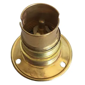 Đồng Thau B22 <span class=keywords><strong>Bulb</strong></span> Chủ Đèn Cơ Sở, Nhỏ Kim Loại Chủ - Product Image 1
