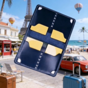 Boshiho Minimalist <b>Wallets</b> Leather Cover and <b>Card</b> <b>Holder</b> <b>Wallet</b> Short Genuine Leather <b>Card</b> <b>Holder</b> <b>Wallet</b> Travel Organizer - Product Image 3