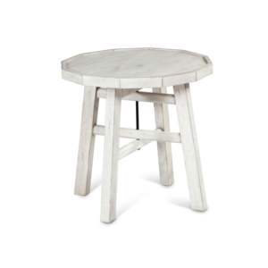 DB Paisley <b>White</b> End <b>Table</b> Elegant <b>Coffee</b> <b>Tables</b> Collection - Product Image 1