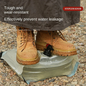 8L Portable Water Bag <b>Folding</b> <b>Bucket</b> Water Container Jug Bottle Pouch Outdoor Travel Camping with Handle Camping Supplies - Product Image 4