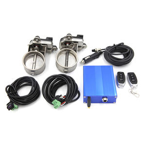 Contrôle de volet de soupape d'échappement automatique volets électriques en acier inoxydable soupape d'échappement découpée ensemble complet diamètre 63MM - Product Image 1