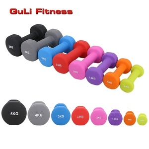 Haltères en fer revêtu de vinyle 3lb 5lb 8lb 10lb <span class=keywords><strong>12lb</strong></span> Haltères souples à prise facile pour la musculation Réhabilitation du corps - Product Image 2