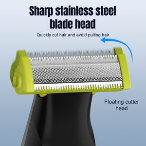 <span class=keywords><strong>Tondeuse</strong></span> corporelle et <span class=keywords><strong>tondeuse</strong></span> nasale 2-en-1 Lanumi 361, tête de coupe flottante IPX7, lame en acier inoxydable, kit de toilettage sans fil pour homme - Product Image 2