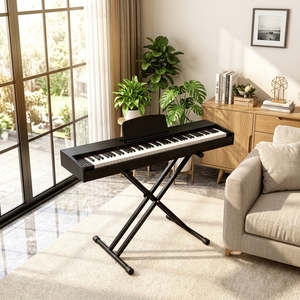 Piano Digital Profesional de Origen Francés con la Mejor Calificación, Teclado de Piano Eléctrico de 88 Teclas Contrapesadas, el Mejor Piano Digital <span class=keywords><strong>para</strong></span> <span class=keywords><strong>Principiantes</strong></span> - Product Image 1
