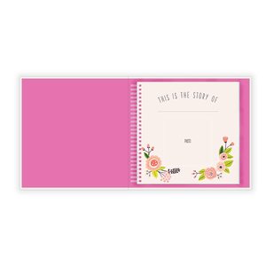 Album de souvenirs pour bébé de <span class=keywords><strong>9</strong></span> x <span class=keywords><strong>9</strong></span> pouces, reliure parfaite personnalisée, mignon, journal de la première année pour <span class=keywords><strong>fille</strong></span>, 2026 - Product Image 2