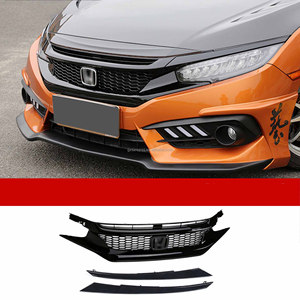Parrillas para Honda <span class=keywords><strong>Civic</strong></span> <span class=keywords><strong>Typer</strong></span> 10ª Generación 2016-2021, Rejilla de Entrada de Aire para Parachoques, Accesorios Exteriores para Automóviles, Kit de Carrocería - Product Image 2