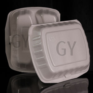 Conteneur alimentaire en mousse jetable, boîtes en mousse à usage unique, emballage pour plats à emporter, emballage pour livraison de nourriture, emballage pour plats à emporter de restaurant - Product Image 1