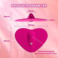 Neuer Leiser Starker G-Punkt und Klitoris-Stimulator Slip-Vibratoren mit Mini Ultra-Dünnem Schmetterlings-Design Tragbare Slip-Vibratoren für Frauen