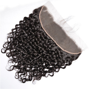 HD Ren 100% Lớp Biểu Bì Phù Hợp Nước Tự Nhiên Sóng Ren Phía Trước Đóng Cửa Giá Rẻ Trinh Nữ Tóc Con Người Sóng Nước Ren Phía Trước Đóng Cửa - Product Image 5