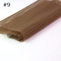 Filet de Dentelle Extensible en Maille Respirante pour la Confection de Tissages Cousus, Perruques, Toppers Capillaires et Queues de Cheval