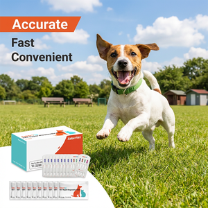 Prueba Rápida Combinada de Alta Precisión para Caninos EHR/LSH/ANA/BG Ab, Kit de Diagnóstico Veterinario para Ehrlichia/<span class=keywords><strong>Leishmania</strong></span>/Anaplasma/Babesia Gibsoni - Product Image 2