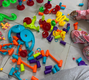 数控3D茎大理石跑步跑道儿童113件迷宫游戏DIY教育游戏套装轨道管道积木大理石玩具 - Product Image 6