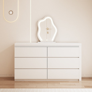Commode Moderne Minimaliste, Panneau en Bois <span class=keywords><strong>de</strong></span> Haute Qualité avec Miroir sur Pied, Meuble <span class=keywords><strong>de</strong></span> Chambre pour Rangement d'Hôtel et <span class=keywords><strong>de</strong></span> Salon, Vente en Gros - Product Image 6