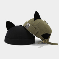 Gorra de Béisbol Estilo Japonés, Linda, Tipo Melón, Versión Coreana, Hipster, Sin Visera, Estilo Vintage, Urbana, Unisex