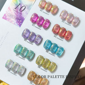 Vernis brillant AILANUO – Couleurs fluorescentes tendance été – Marque privée – Gel UV super flash néon réfléchissant effet disco - Product Image 5
