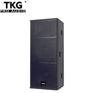 TKG DS-215 15英寸1000瓦表演舞台dj扬声器1000 w双15英寸全范围扬声器专业音响系统