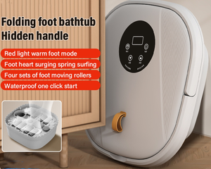 Portable Spa Appareil De Massage Des Pieds Trempage Seau Bulles Pliable Télécommande Bain De Pieds Masseur Machine - Product Image 2