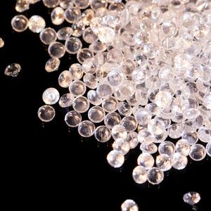 कैंबोडिया रंगहीन प्राकृतिक ढीली रत्न गुणवत्ता शीर्ष 5 ए और आकार 3 मिमी राउंड शानदार कट जिरकॉन बनाया गया - Product Image 4