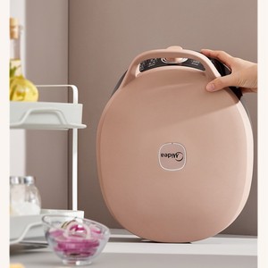 Plaque de cuisson électrique Midea Powdered Gold 360x288x138mm, chauffage double face, antiadhésive, pour grillades domestiques - Product Image 1