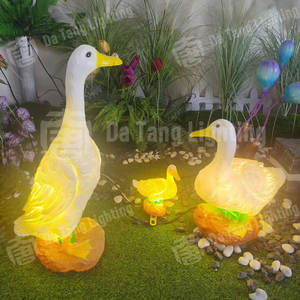 Luces Decorativas Artísticas con Forma de Pato, Lámpara de Motivo para Exteriores IP65, para Escenas Nocturnas e Instalaciones de Paisajes Culturales - Product Image 3
