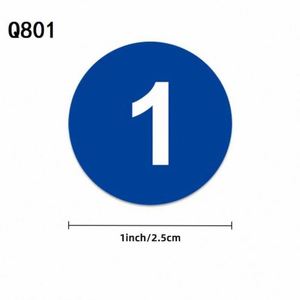 Etiquetas Redondas de 1 Pulgada con Números del 1 al 31, Coloridas, Codificadas, Autoadhesivas en Rollo para Etiquetas Adhesivas - Product Image 6