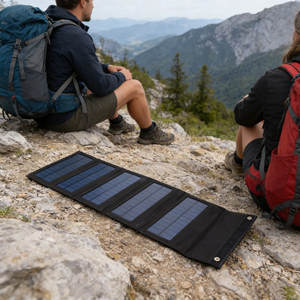 Panel Solar Portátil Plegable de 50W para Emergencias y Desastres, 20% de Eficiencia, 1 Puerto USB, Camuflaje, para Acampar, Cortes de Energía, Supervivencia en la Guerra - Product Image 2