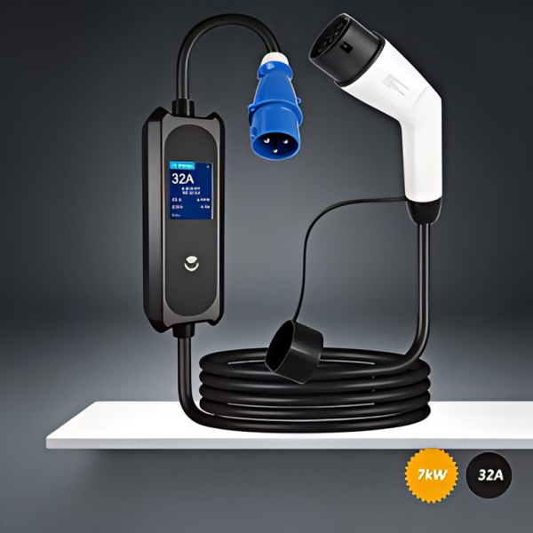 New High Quality 16A 3.5KW Portable Electric Car Charger 7KW Output GB/T Specifications Home Use Low Price 220V