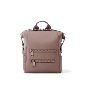 Mochila multifuncional marrón, diseño práctico, mochila de viaje diaria para mujer - Product Image 1