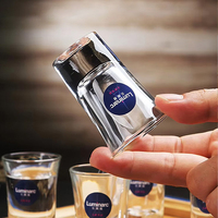 Fabricant Luminarc Emballage d'origine Vente en gros Mini tasse de tequila personnalisée Verre à liqueur Alcool Verre à liqueur Mini cadeaux