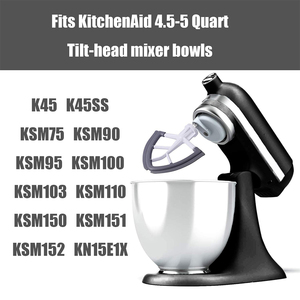 Mixeur à tête inclinable pour aide cuisine, avec double bord en silicone, grattoir, 4.5 - Product Image 5