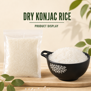 Granulés <span class=keywords><strong>de</strong></span> riz <span class=keywords><strong>de</strong></span> <span class=keywords><strong>konjac</strong></span> sec fabriqués à partir <span class=keywords><strong>de</strong></span> <span class=keywords><strong>farine</strong></span> <span class=keywords><strong>de</strong></span> <span class=keywords><strong>konjac</strong></span> en sacs pour la restauration et la vente en gros - Product Image 2