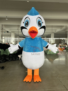Disfraz de Mascota de Grulla Hermosa, Disfraz de Grulla <span class=keywords><strong>Fénix</strong></span> Inflable de 2 m con Certificación CE, Trajes para Eventos, Alquiler y Venta - Product Image 5