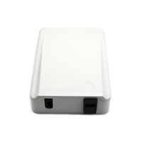 Mini Caja Terminal de Fibra Óptica FTTH para Montaje en Pared, Placa Frontal de ABS con Pigtales Integrados para Instalación en Premises