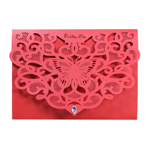 Tùy Chỉnh Giá Rẻ Lễ Tuổi Dậy Thì Thẻ Lời Mời Đám Cưới Thẻ Lời Mời Sinh Nhật Màu Xanh Lá Cây Thiệp Mời - Product Image 6