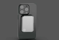 AirPower19 Power Bank magnetik Mini 3-in-1 5000mAh, Kompatibel Qi2 / MagSafe 15W