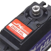 Servomoteur numérique sans noyau haute tension JX Servo CLS6027HV 27KG de couple pour pièces d'avion RC, moteur de remplacement en métal et plastique pour jouets
