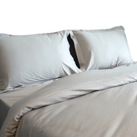 Ensemble de draps et de housse de couette en bambou biologique OEKO-TEX 100%, ensemble de literie en viscose de bambou, draps en bambou