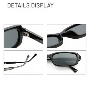 Gafas de Sol Retro Clásicas con Logotipo Personalizado, Protección UV400, Diseño de Marca, Montura Rectangular Pequeña de PC+CP, para Hombre y Mujer - Product Image 5