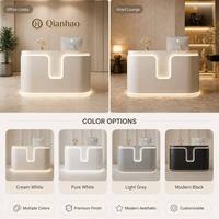 Qianhao - Mobilier de bureau commercial haut de gamme moderne et luxueux en MDF, ensemble complet pour restaurant, salon, réception